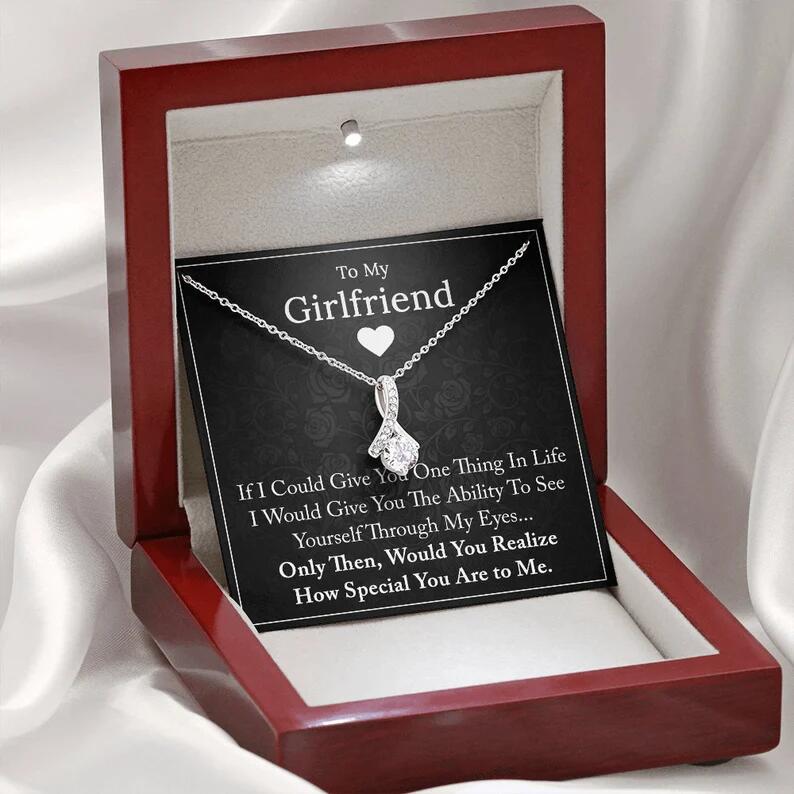 "To my girlfriend" Necklace